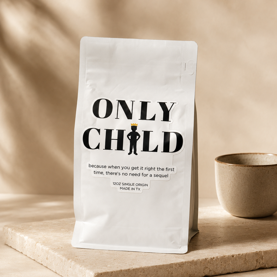 Only Child single origin coffee bag